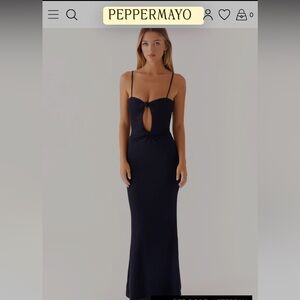 NWT navy peppermayo dress